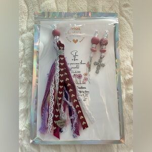TASSEL BIBLE BOOKMARK HANDMADE SZ SMALL (MADE FOR UP TO 7” BOOK LENGTH)